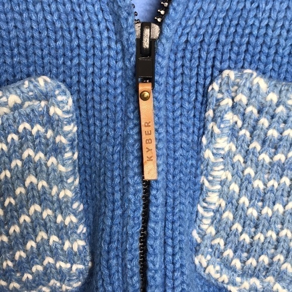 Kyber Blue Duck Wool Kids Jacket - Large - Picture 7 of 9